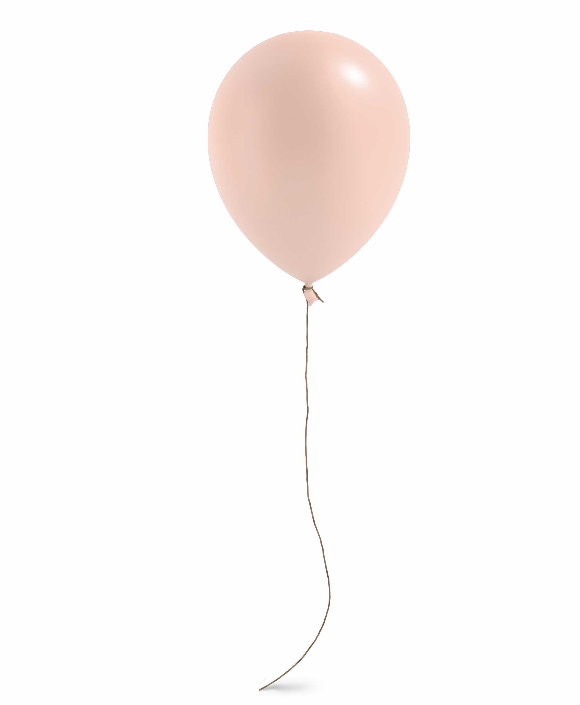 Peach balloon 11" - Raspberry theme
