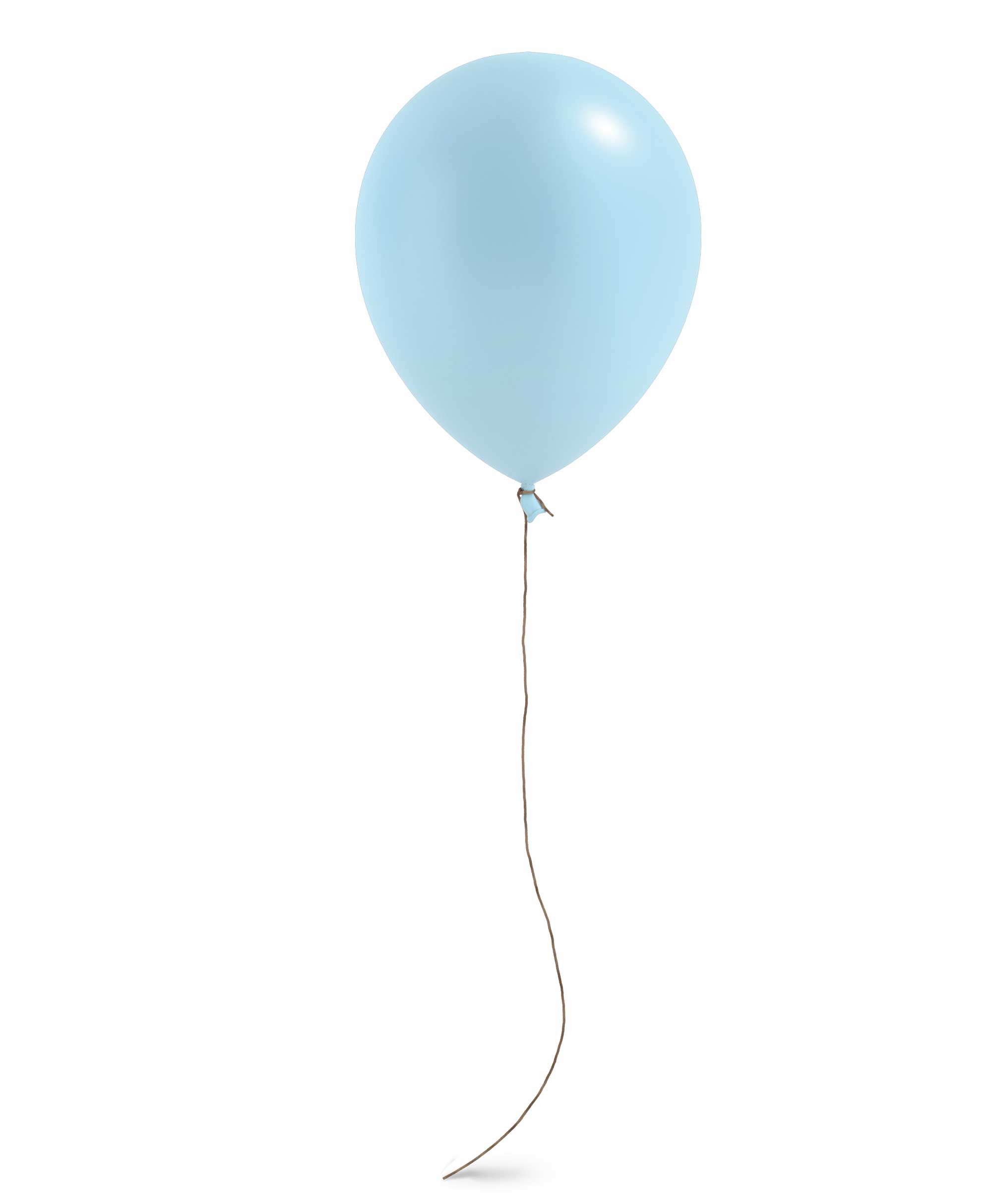 Baby blue balloon 11" - Elephant theme