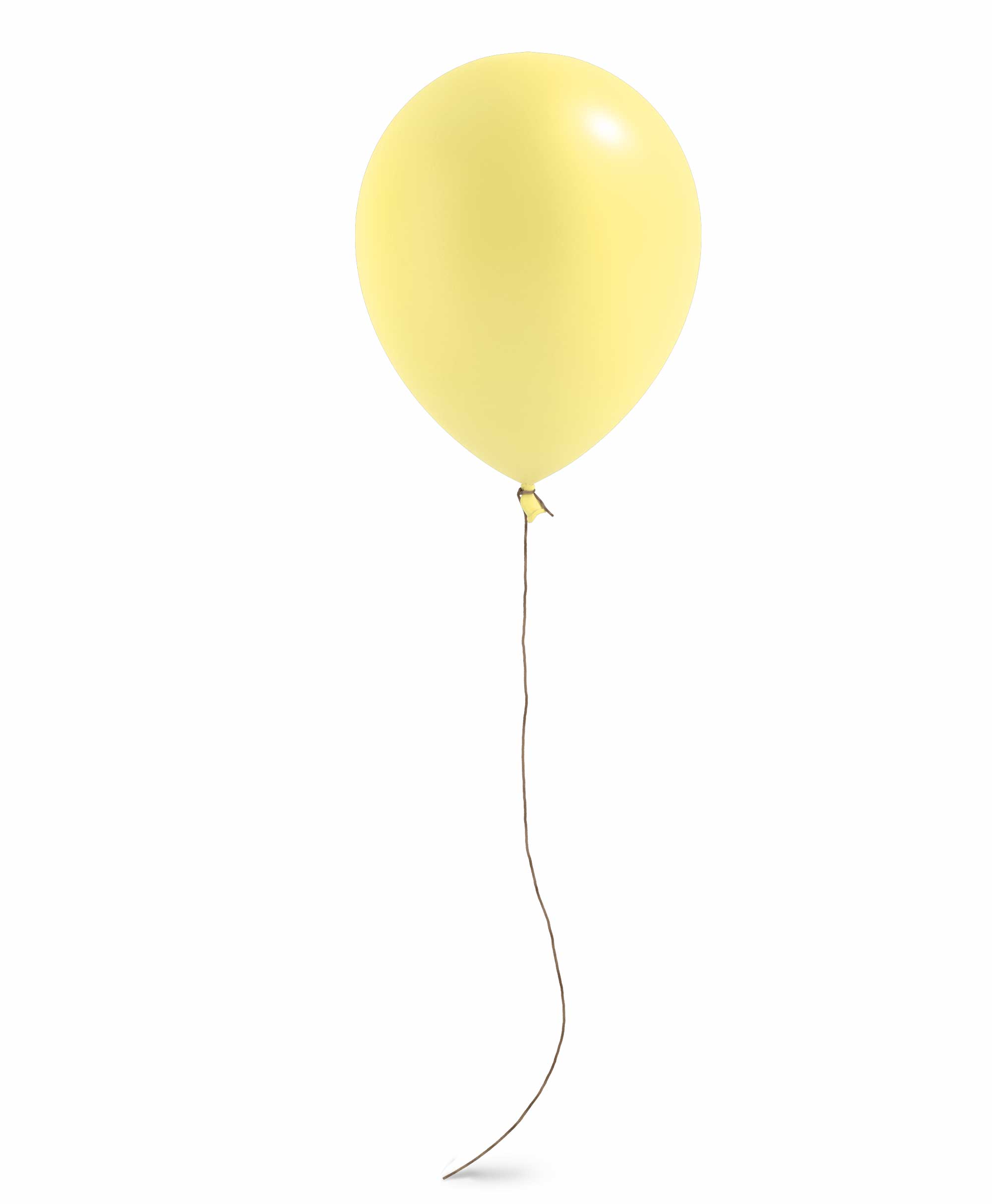 Baby yellow balloon 11" - Gum nut Theme