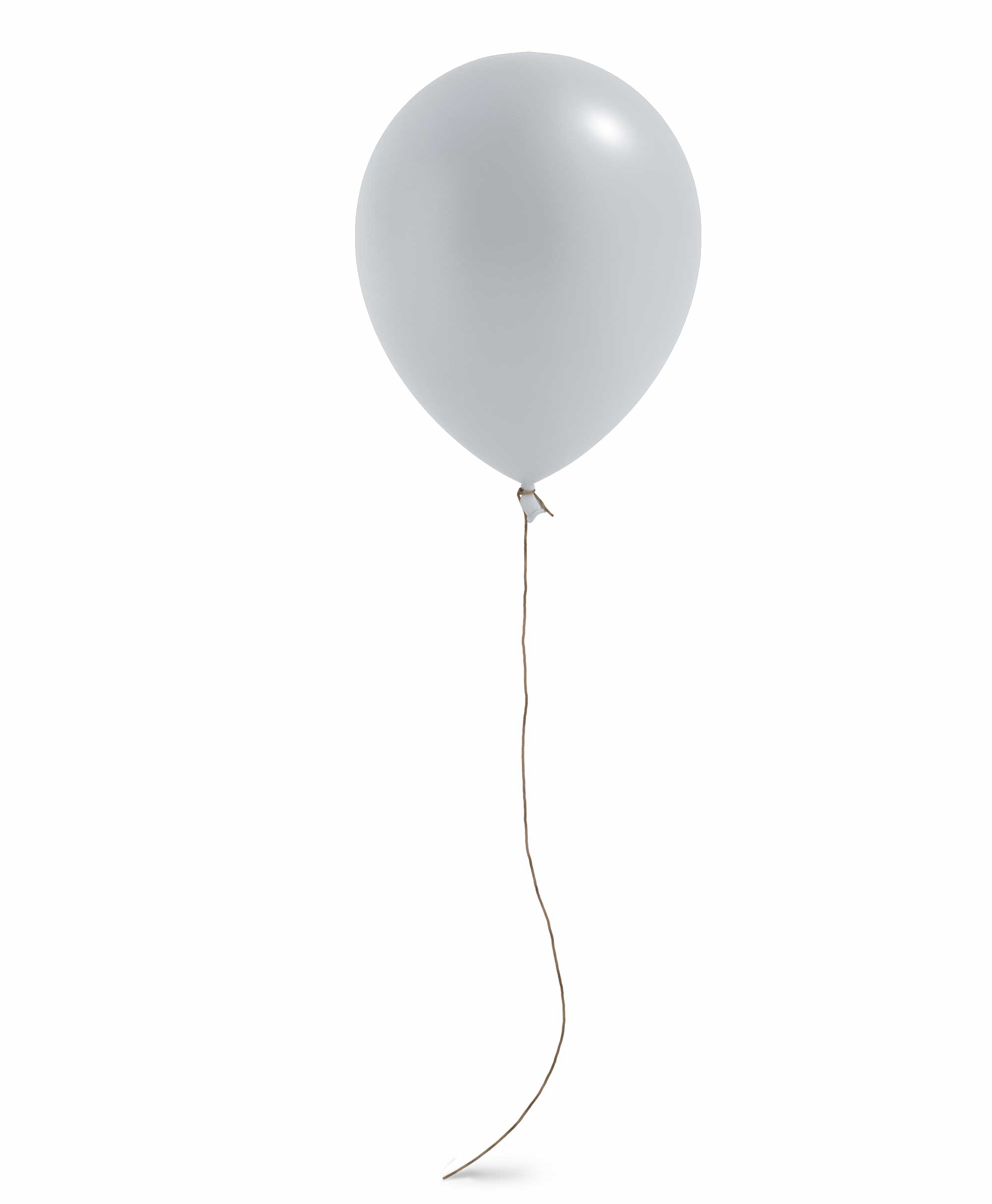 Grey balloon 11" - Plum Theme