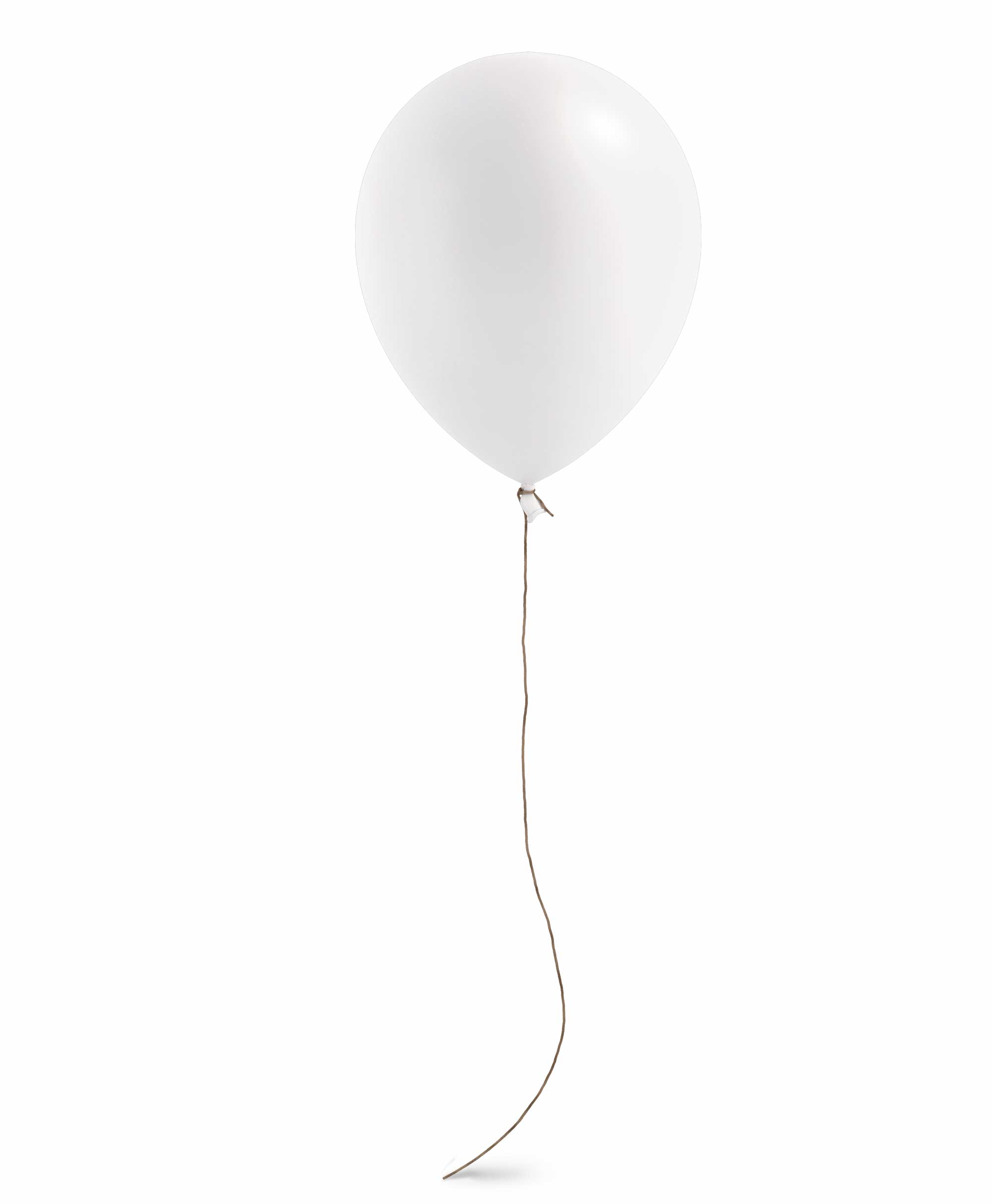 White balloon 11" - Plum Theme