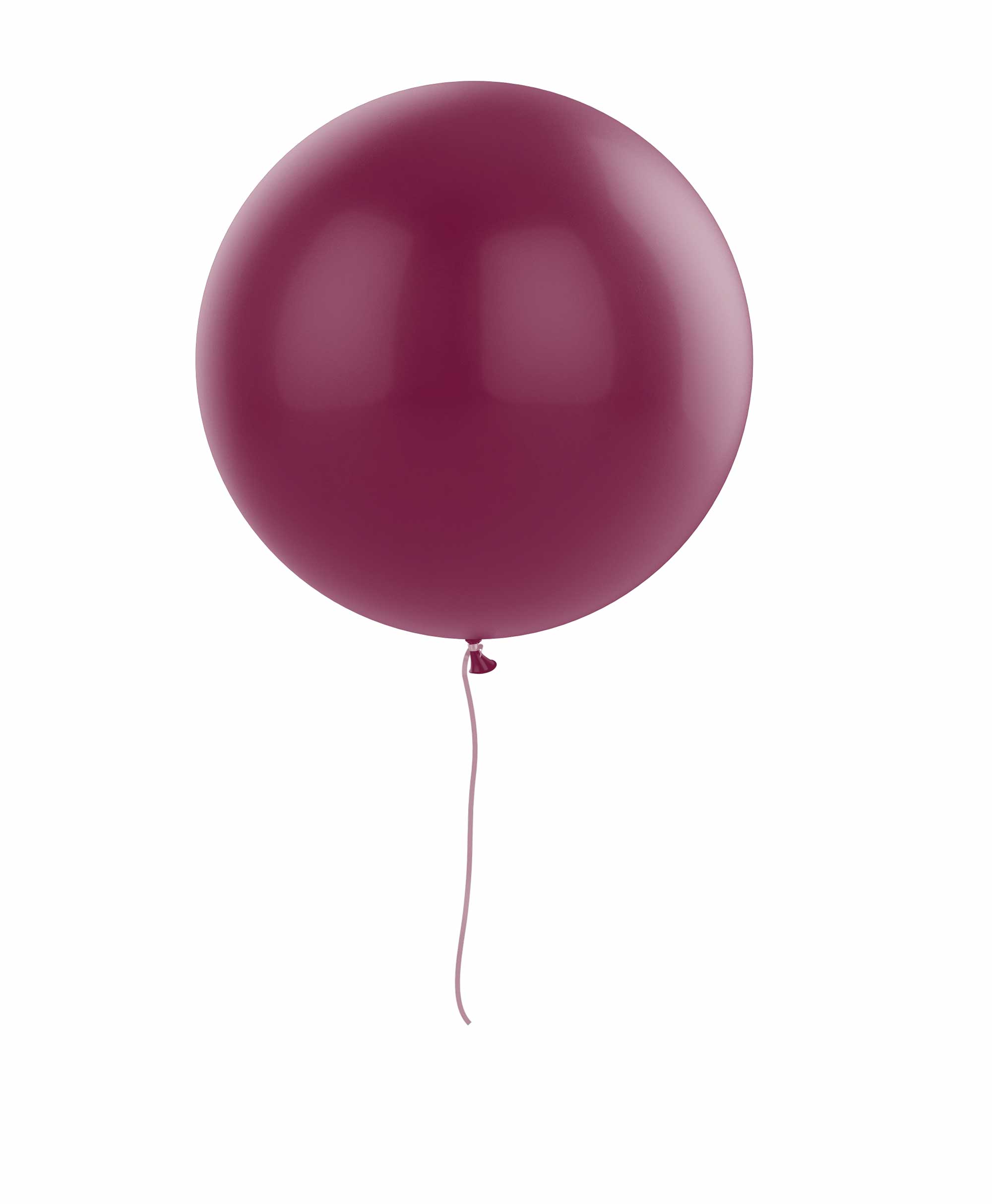 Burgundy balloon 36" - Swan theme