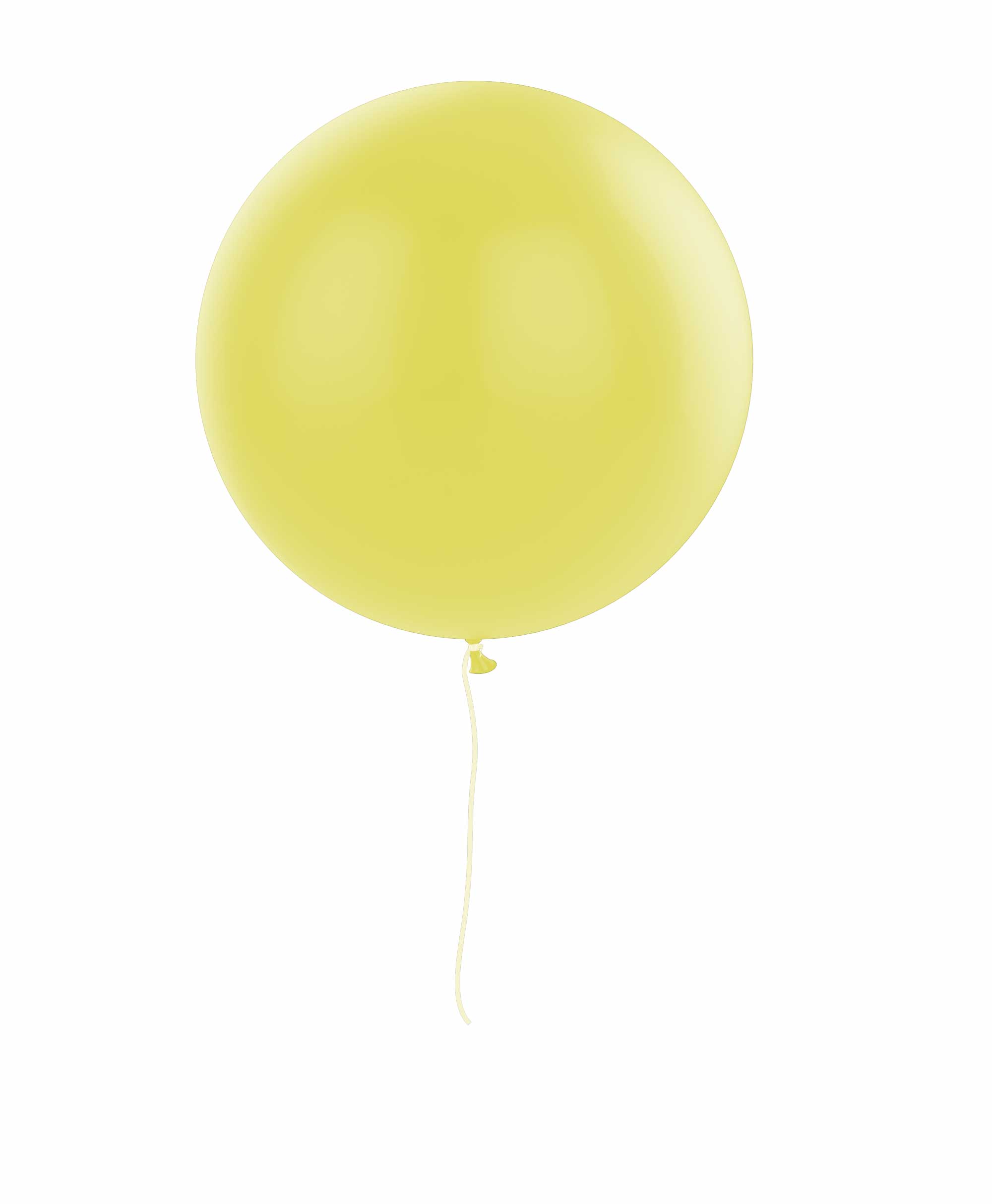 Yellow balloon 36" - Gum nut Theme
