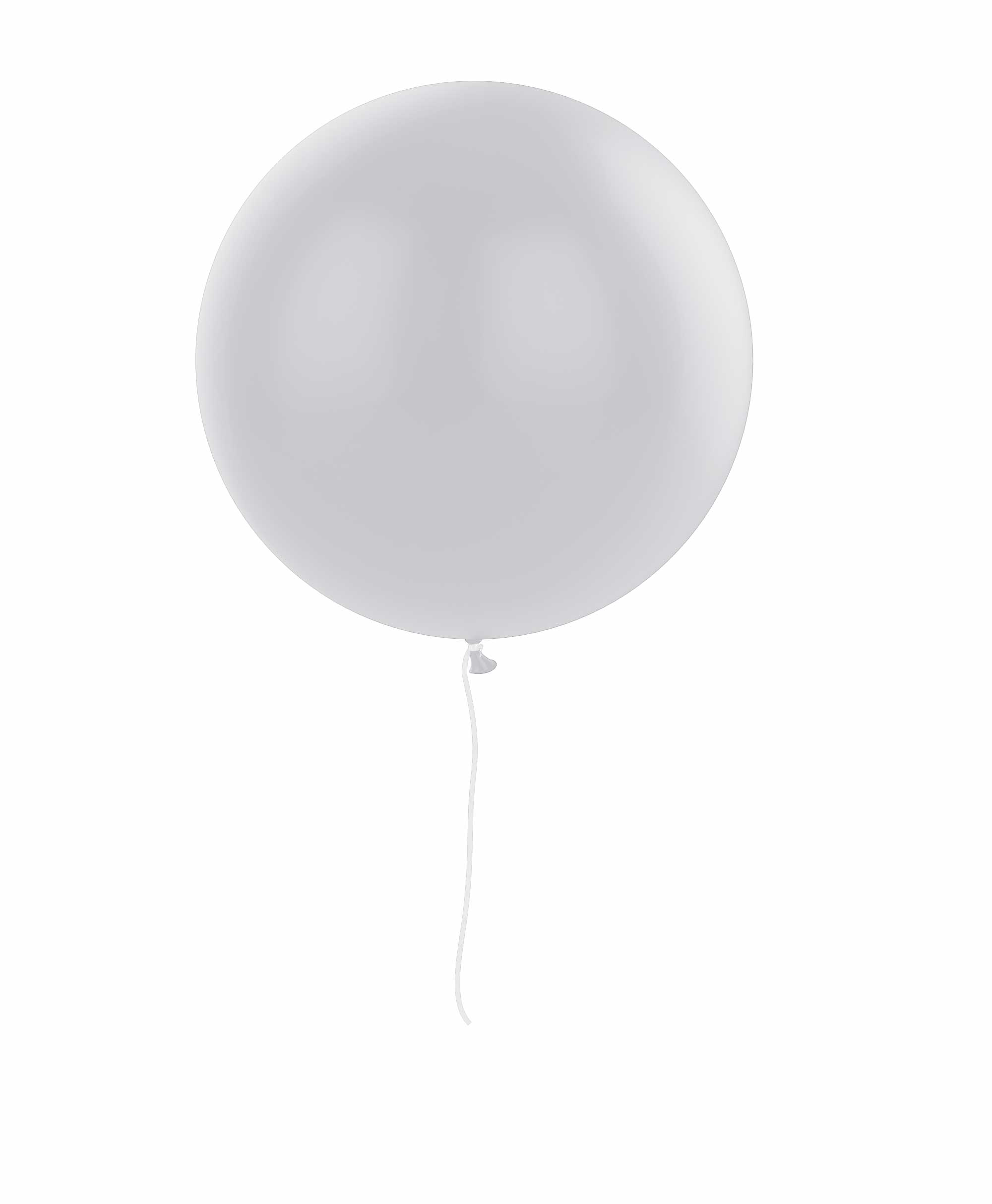 Grey balloon 36" - Plum theme