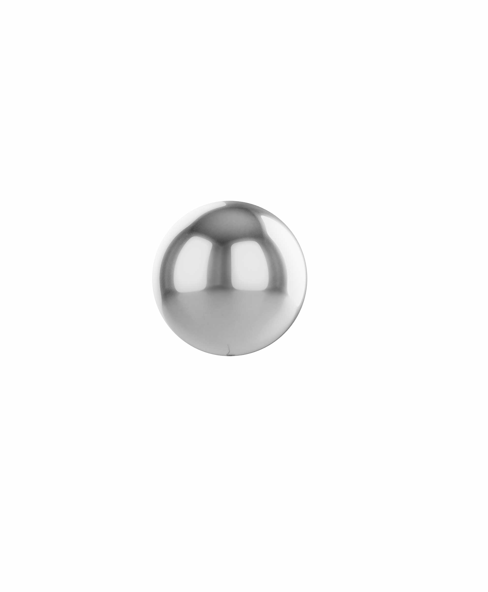 Silver balloon ball 10" - Plum Theme