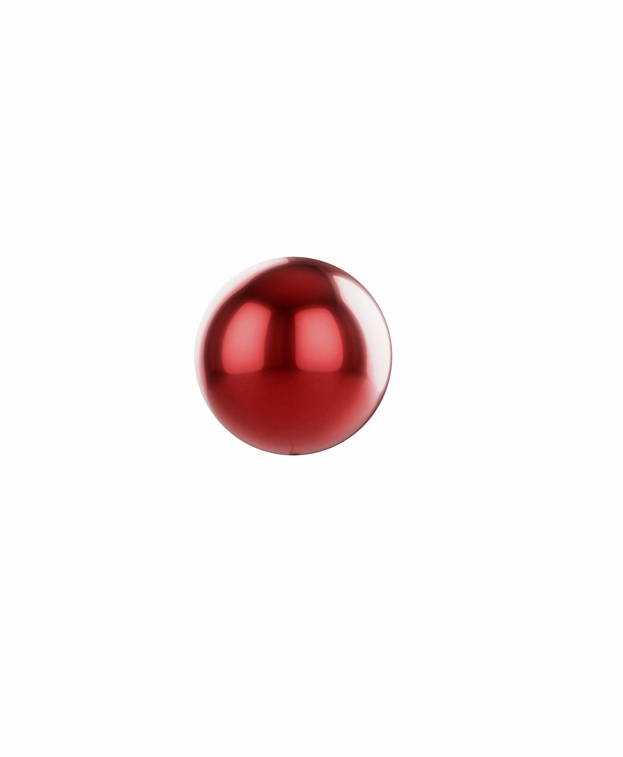 Red balloon ball 10" - Raspberry Theme