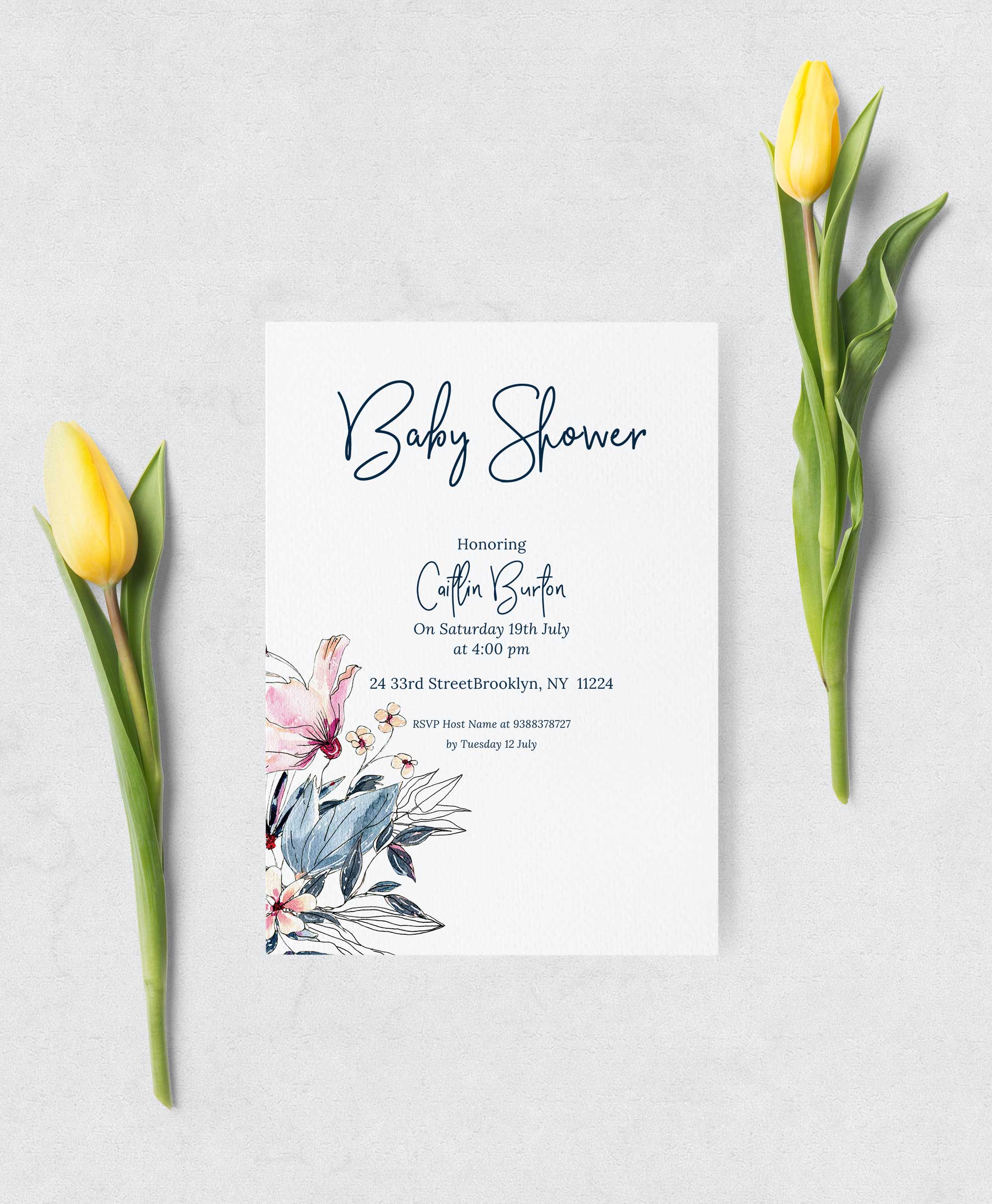 Baby Shower books for baby inserts - Swan theme